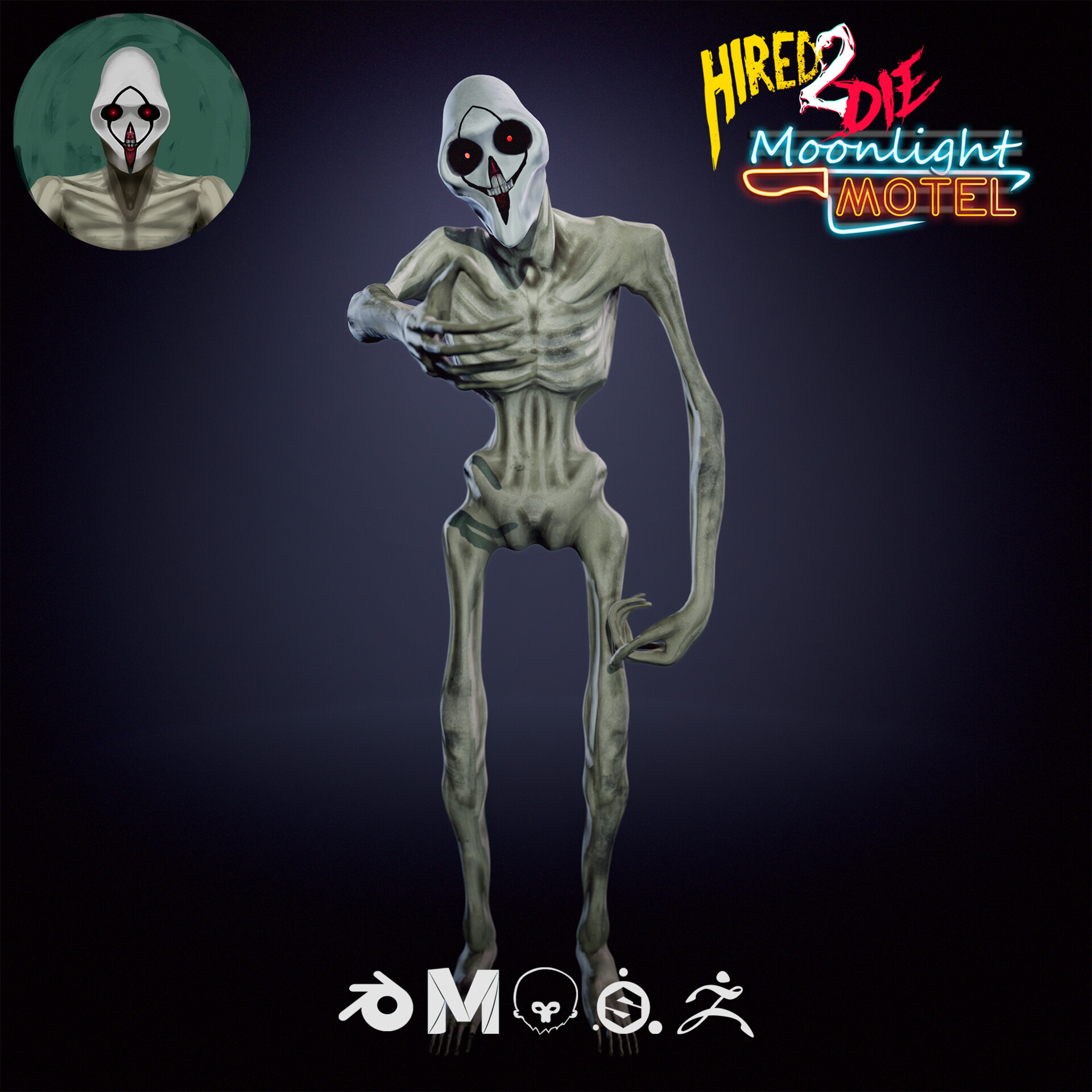 Masked Horror creature