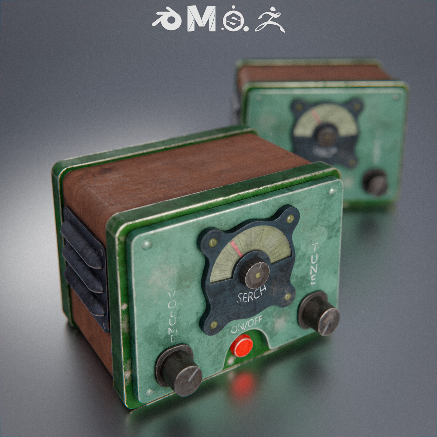 Realistic radio prop