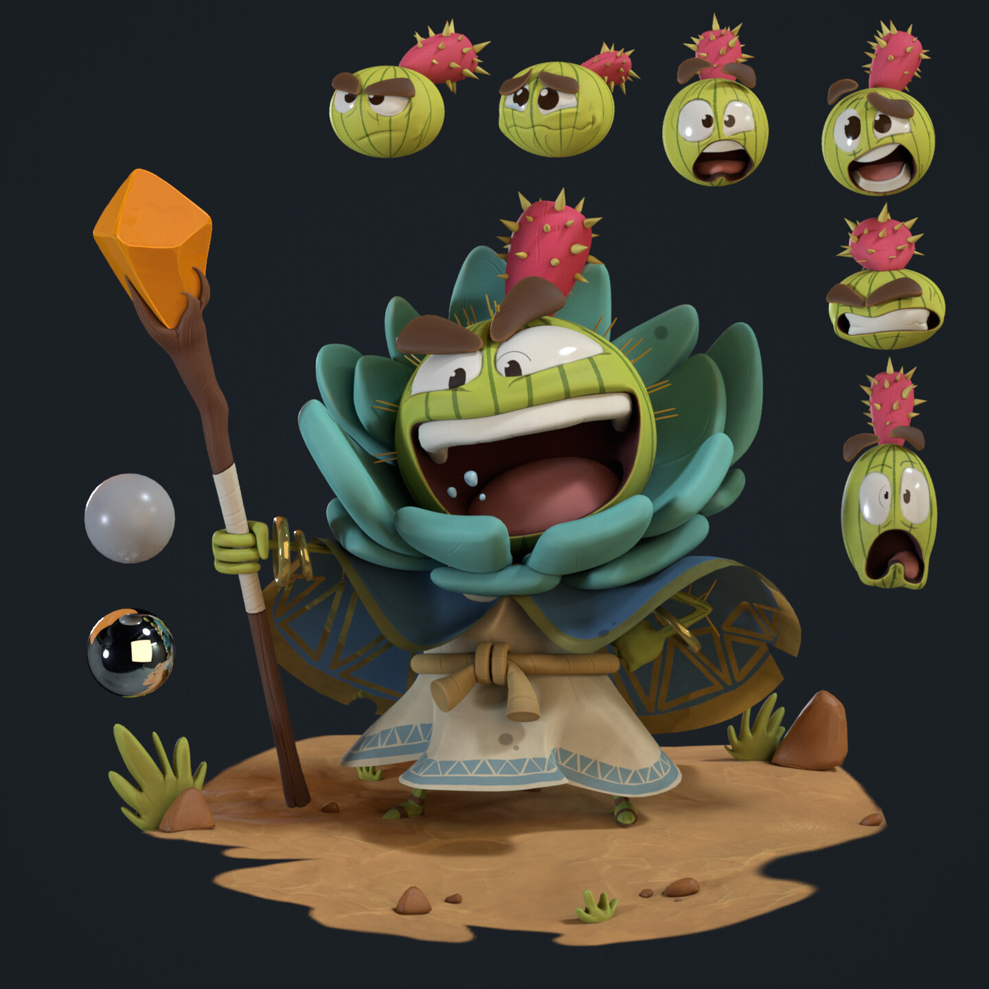 Succulent Sorcerer character